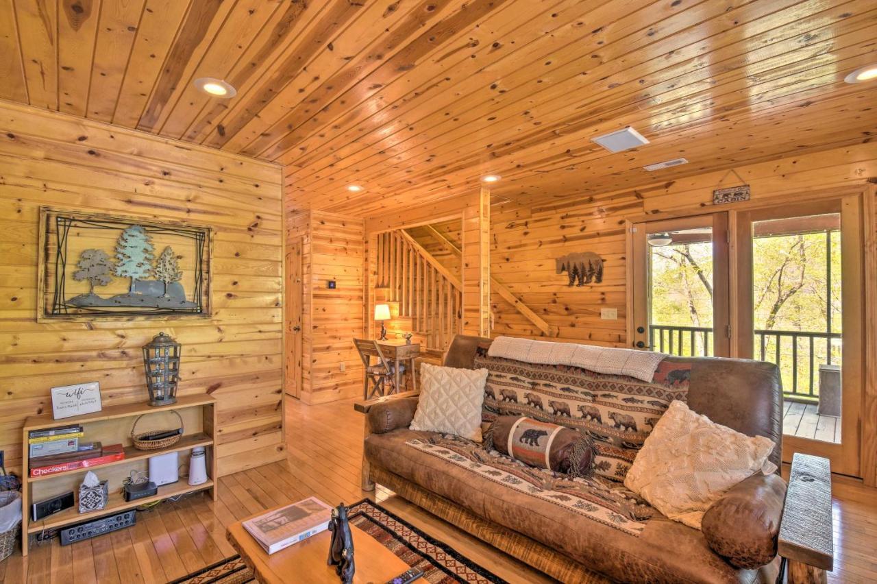 Cozy Hiawassee Cabin With Fire Pit And Mtn Views! Luaran gambar