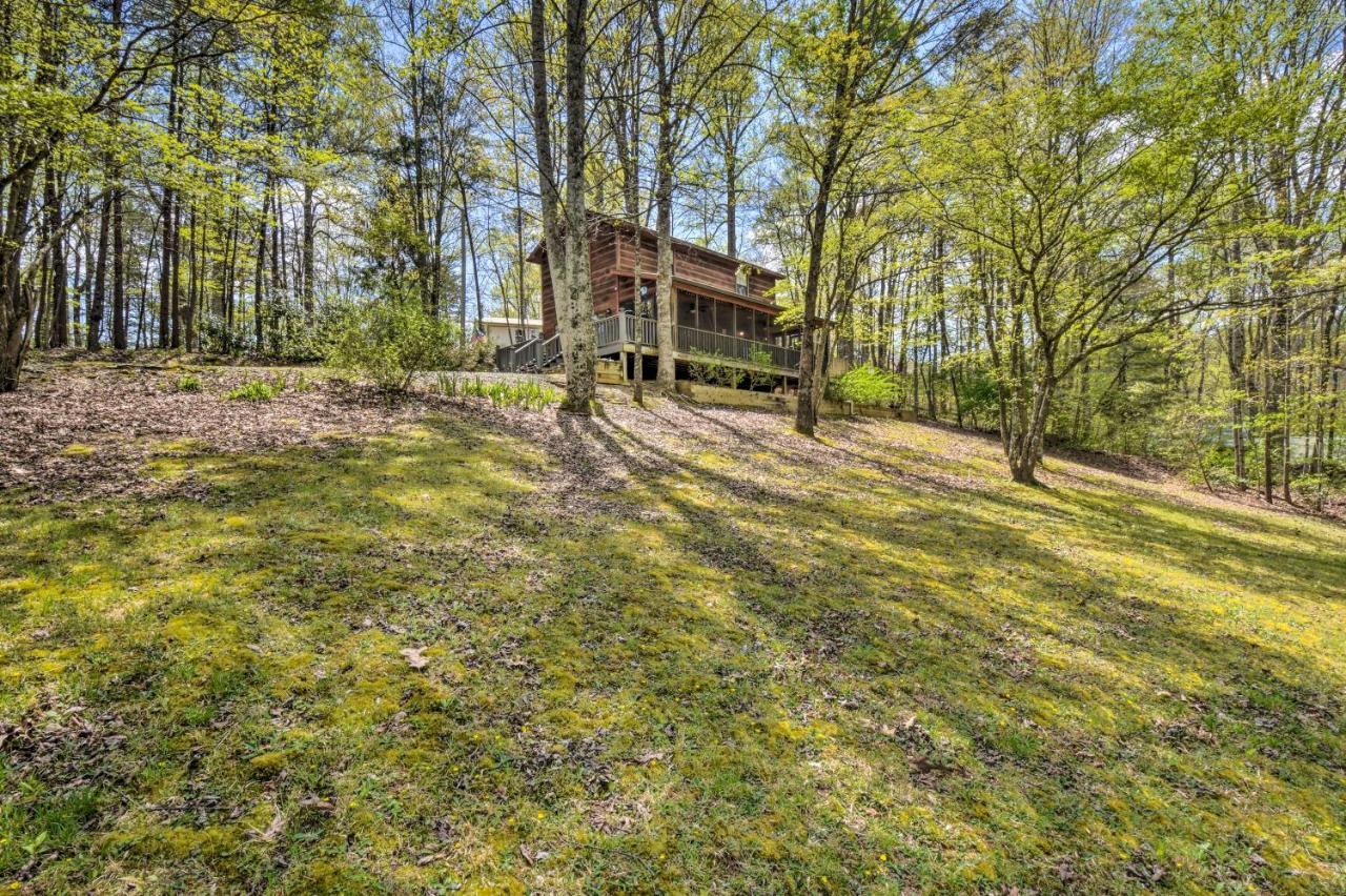 Cozy Hiawassee Cabin With Fire Pit And Mtn Views! Luaran gambar